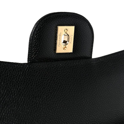 Chanel Caviar Quilted Maxi Double Flap Black 7 of 13