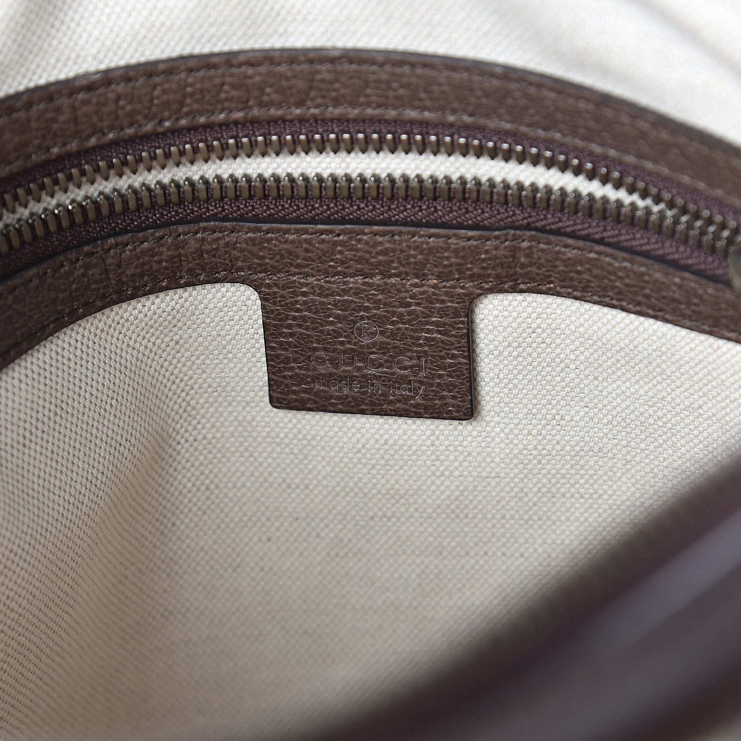 GG Supreme Monogram Web Small Ophidia Messenger Bag Brown