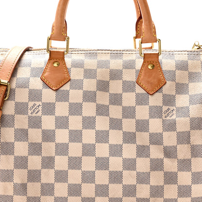 Louis Vuitton Damier Azur Speedy Bandouliere 30 7 of 10