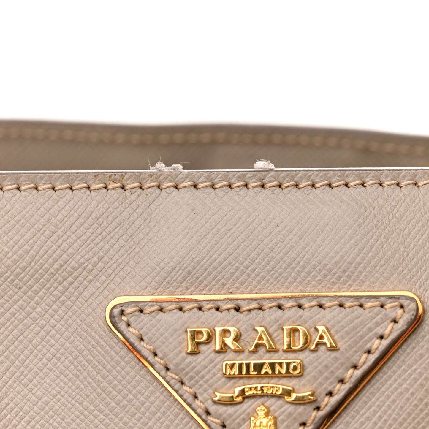 Saffiano Large Galleria Double Zip Tote Argilla
