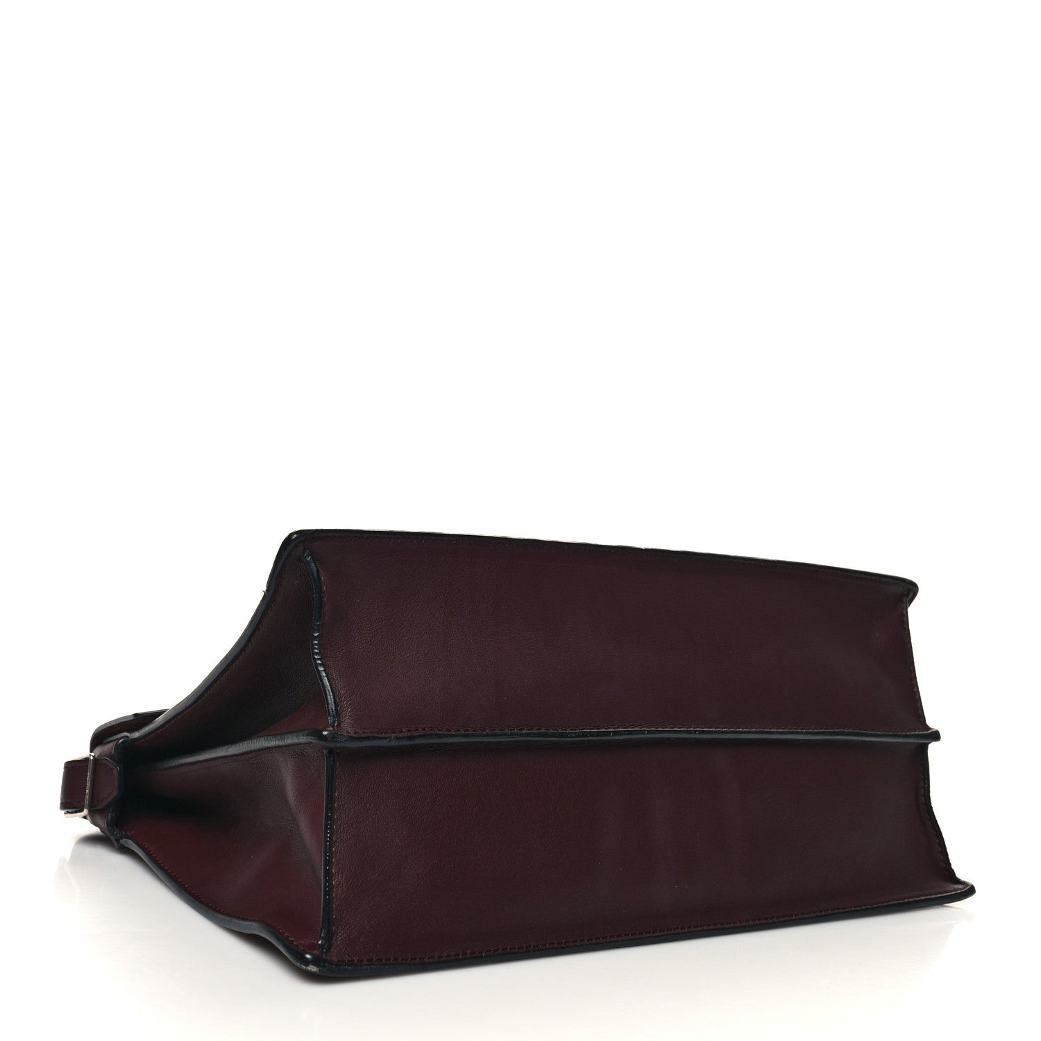 Celine Smooth Calfskin Suede Diamond Shoulder Bag Brown 4 of 13