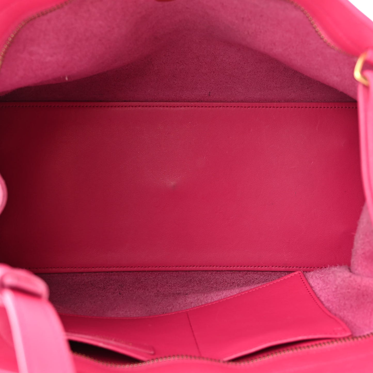 Calfskin Small Monogram Cabas Fuchsia