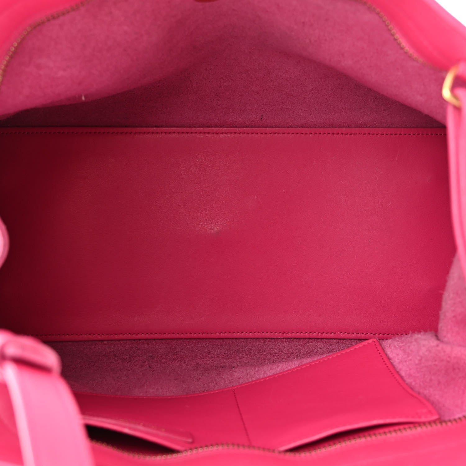 Saint Laurent Calfskin Small Monogram Cabas Fuchsia 5 of 16