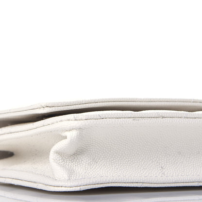 Chanel Caviar Quilted Wallet On Chain WOC White 7 of 9