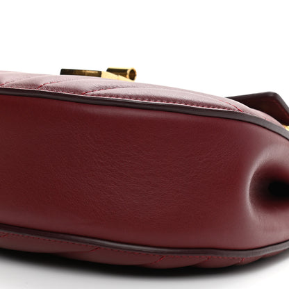 Chloe Calfskin Quilted Mini Drew Bijou Shoulder Bag Plum Purple 10 of 10