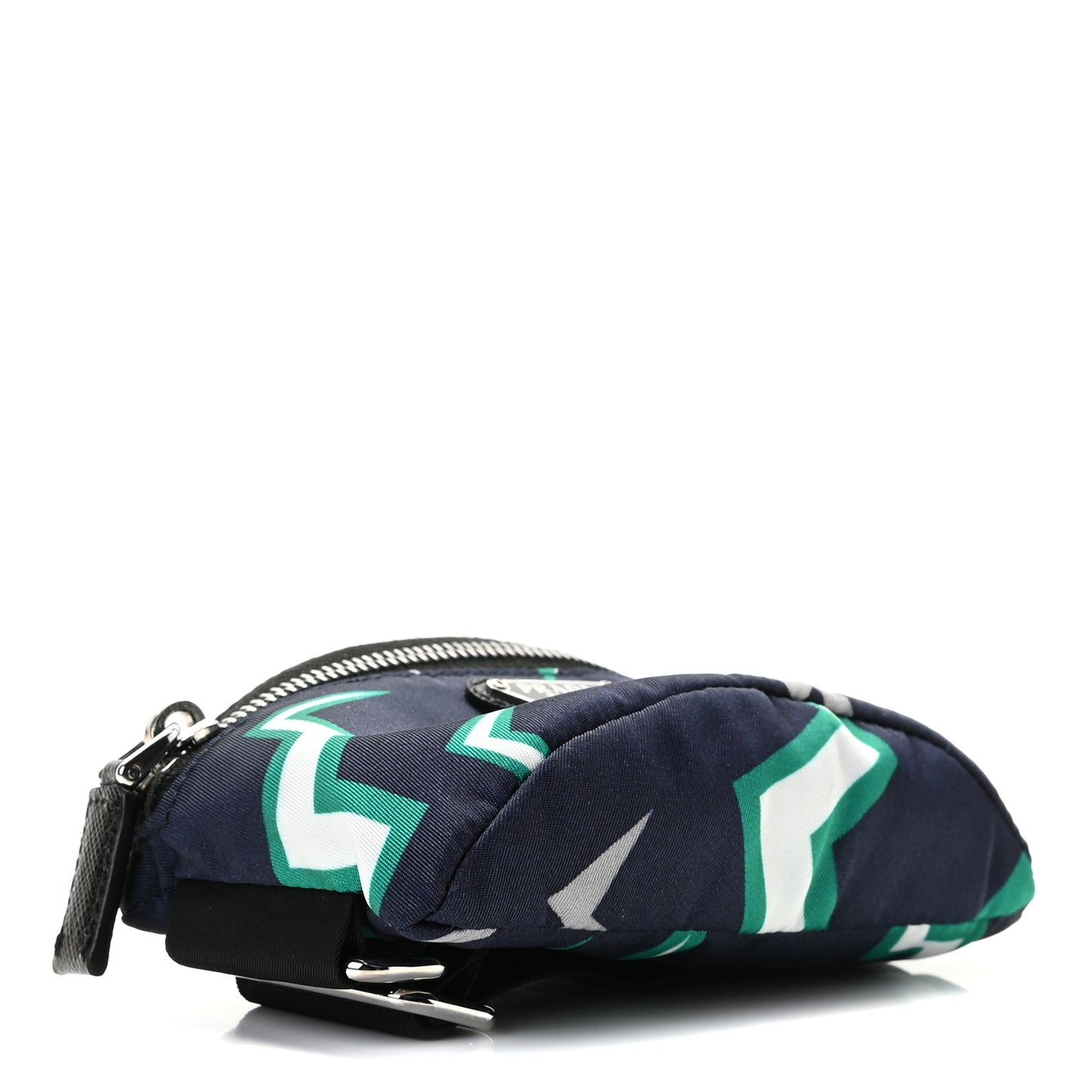 X UNIVERSAL STUDIOS Tessuto Nylon Thunder Frankenstein Print Mini Arm Bag Blu Smeraldo