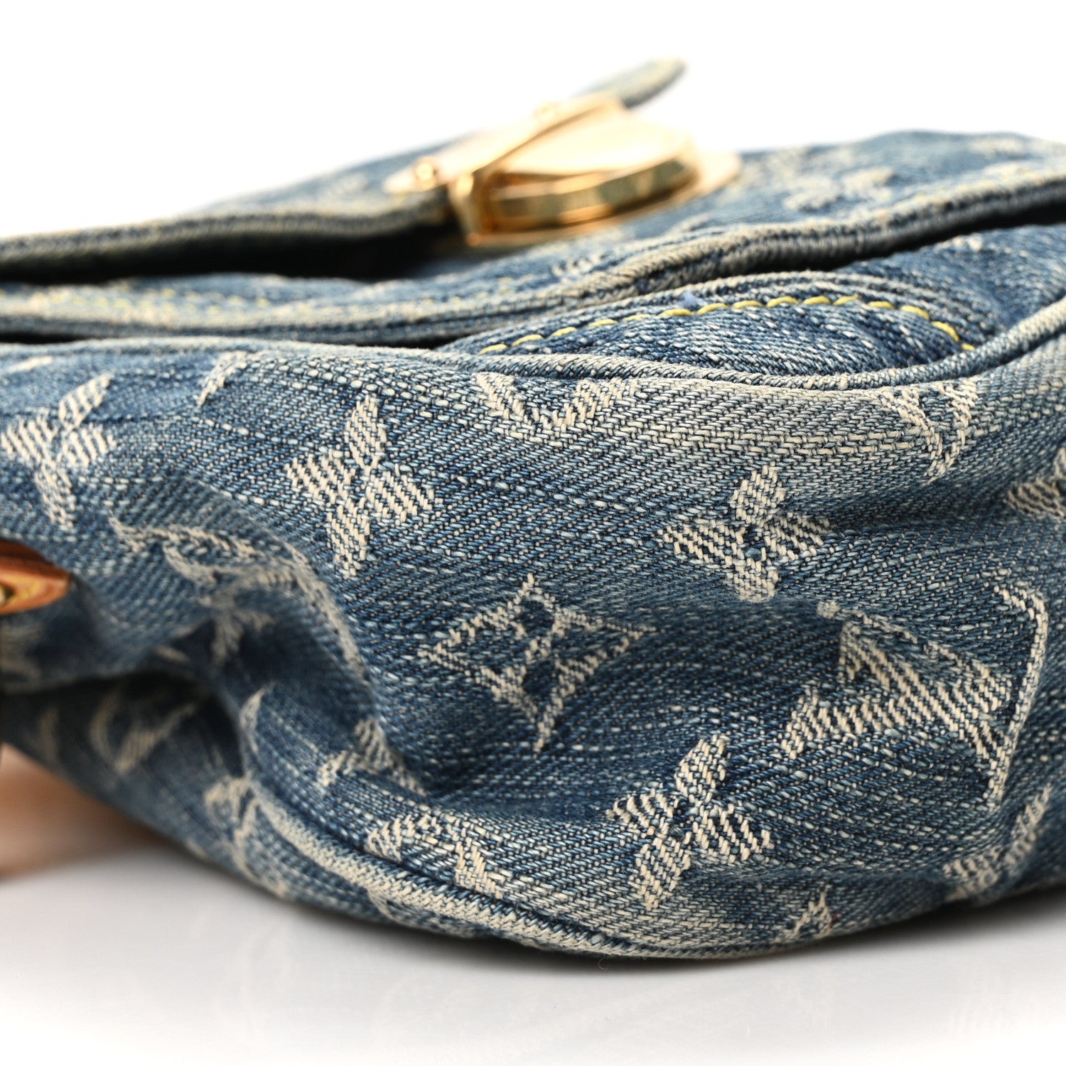 Louis Vuitton Denim Camera Bag Blue 7 of 8