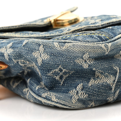 Louis Vuitton Denim Camera Bag Blue 7 of 8