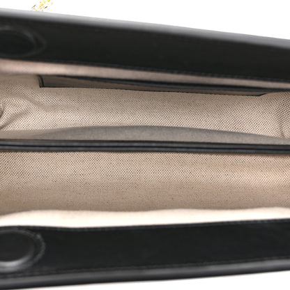 Gucci Calfskin GG Matelasse Small Slim Chain Shoulder Bag Black Natural 5 of 11