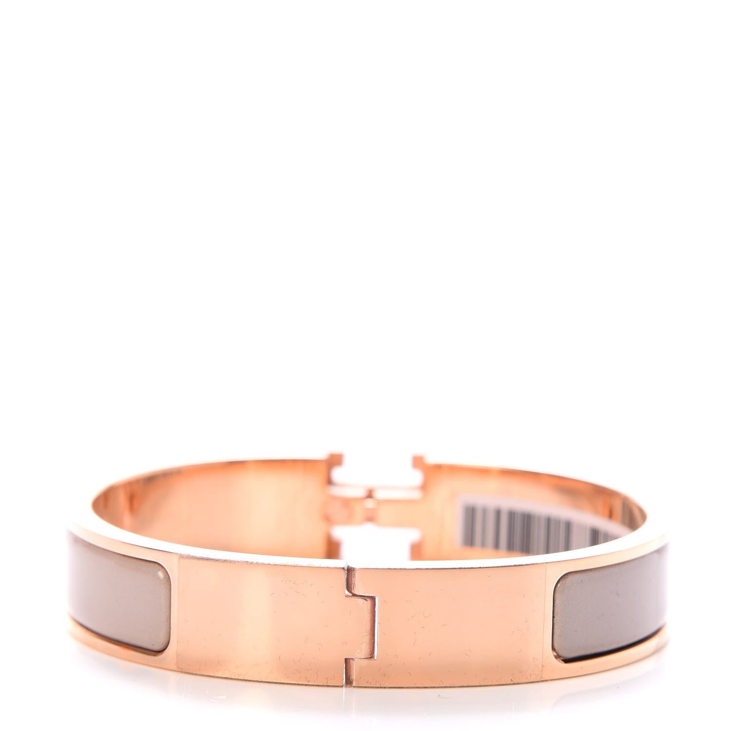Hermes Enamel Clic Clac H Narrow Bracelet PM Marron Glace 3 of 6