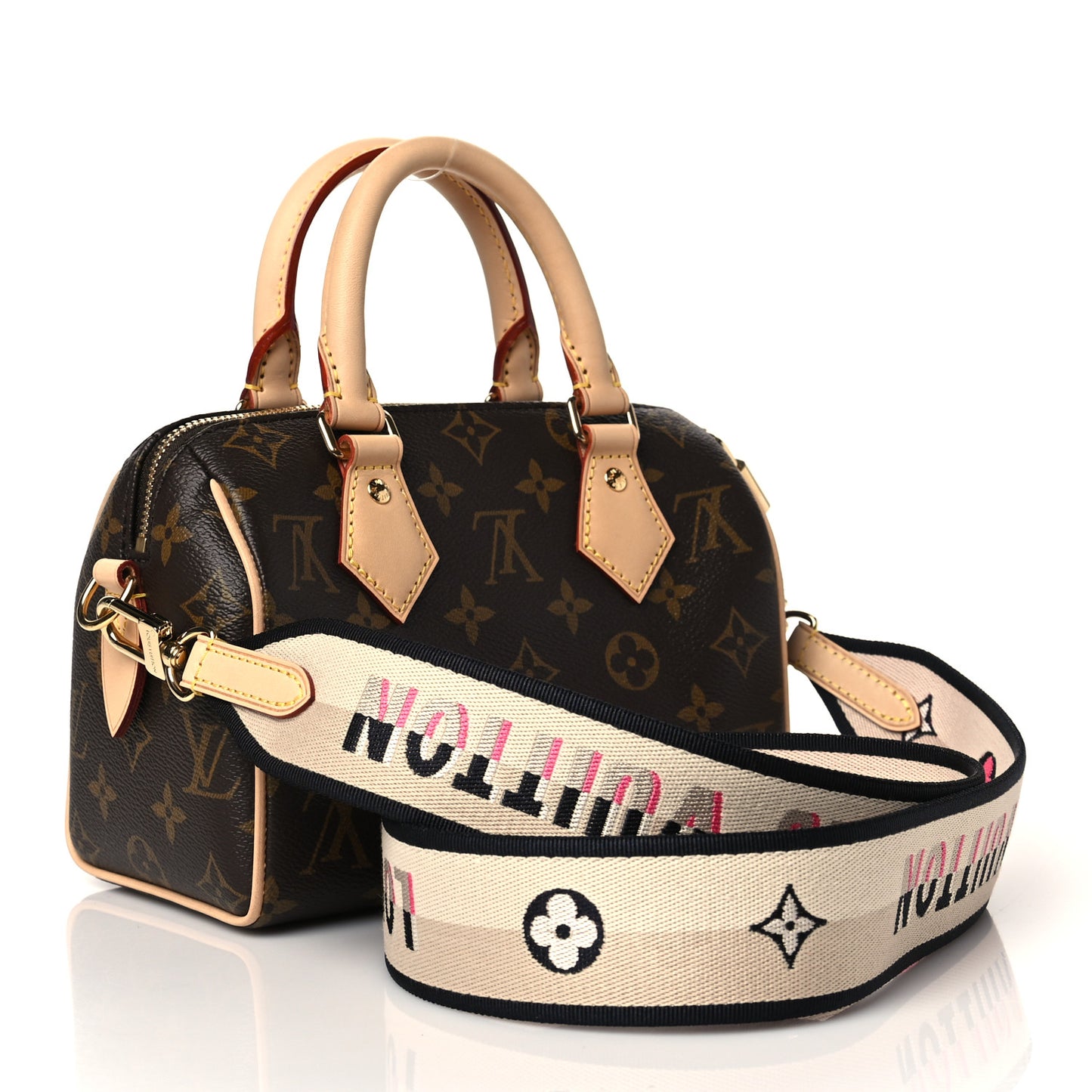 Monogram Speedy Bandouliere 20 Black
