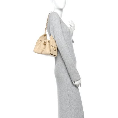 Chanel Caviar Quilted Mini Chanel 25 Handbag Beige 2 of 11