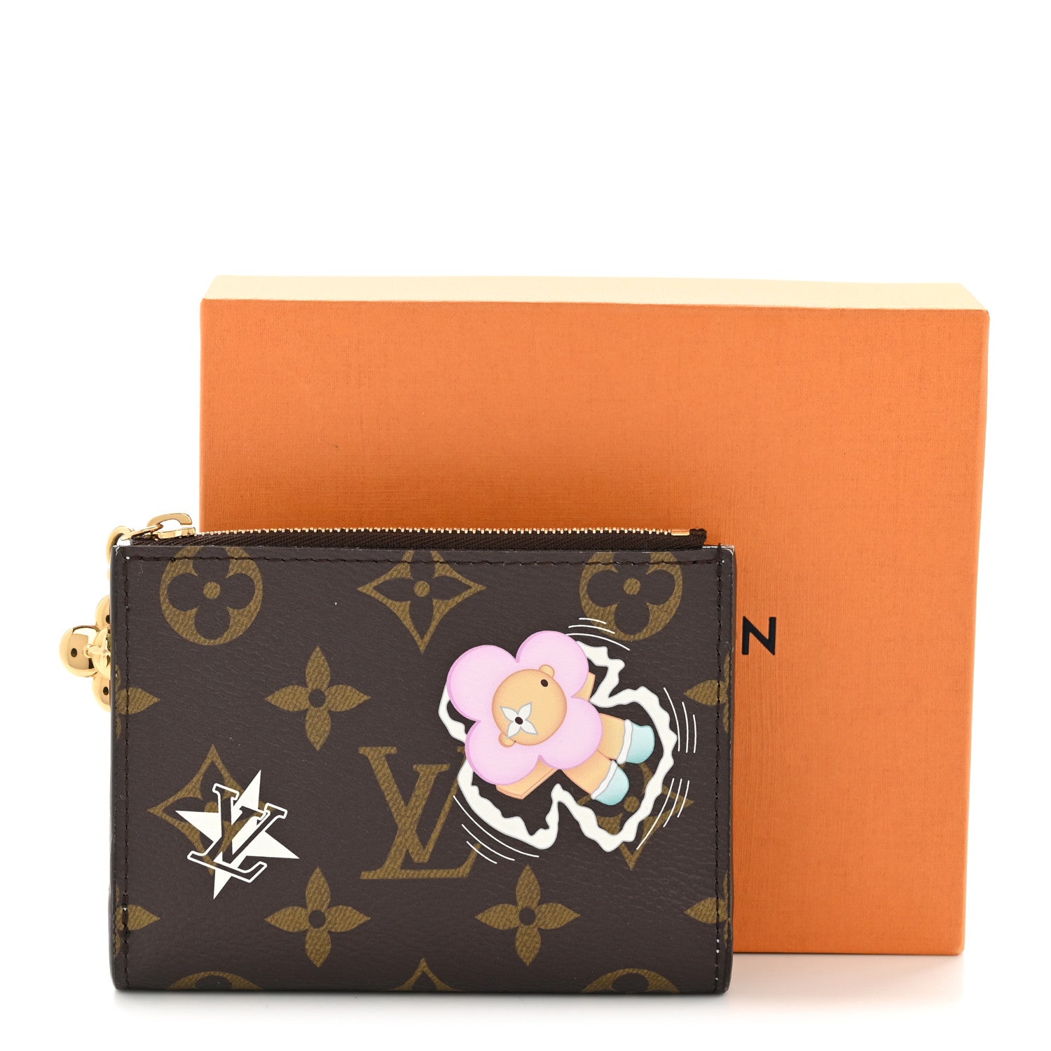 Louis Vuitton Monogram Snow Show Lisa Wallet Azur Frost 8 of 8