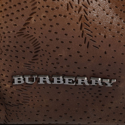 Burberry Lace Leather Avondale Hobo Degrade Brown 9 of 10