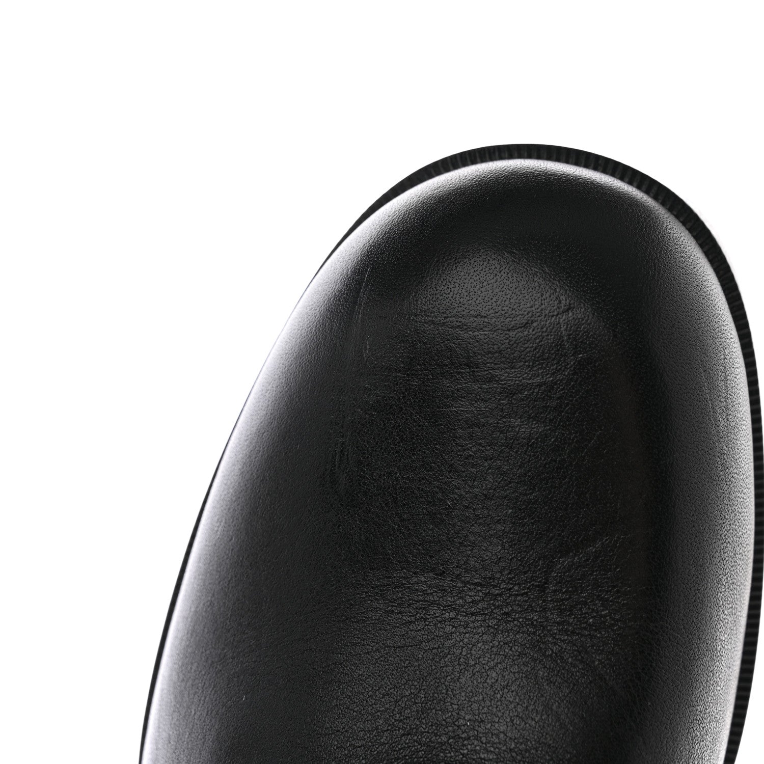 Chanel Calfskin CC Logo Mid Calf Boots Light Grey Black 14 of 19