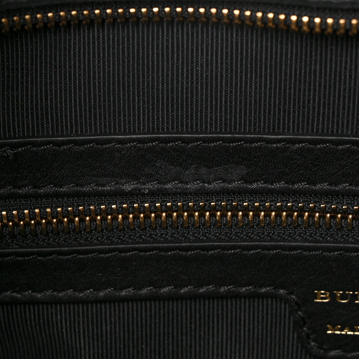 Burberry Calfskin 1983 Knight Check Link Zip Tote Black 9 of 9