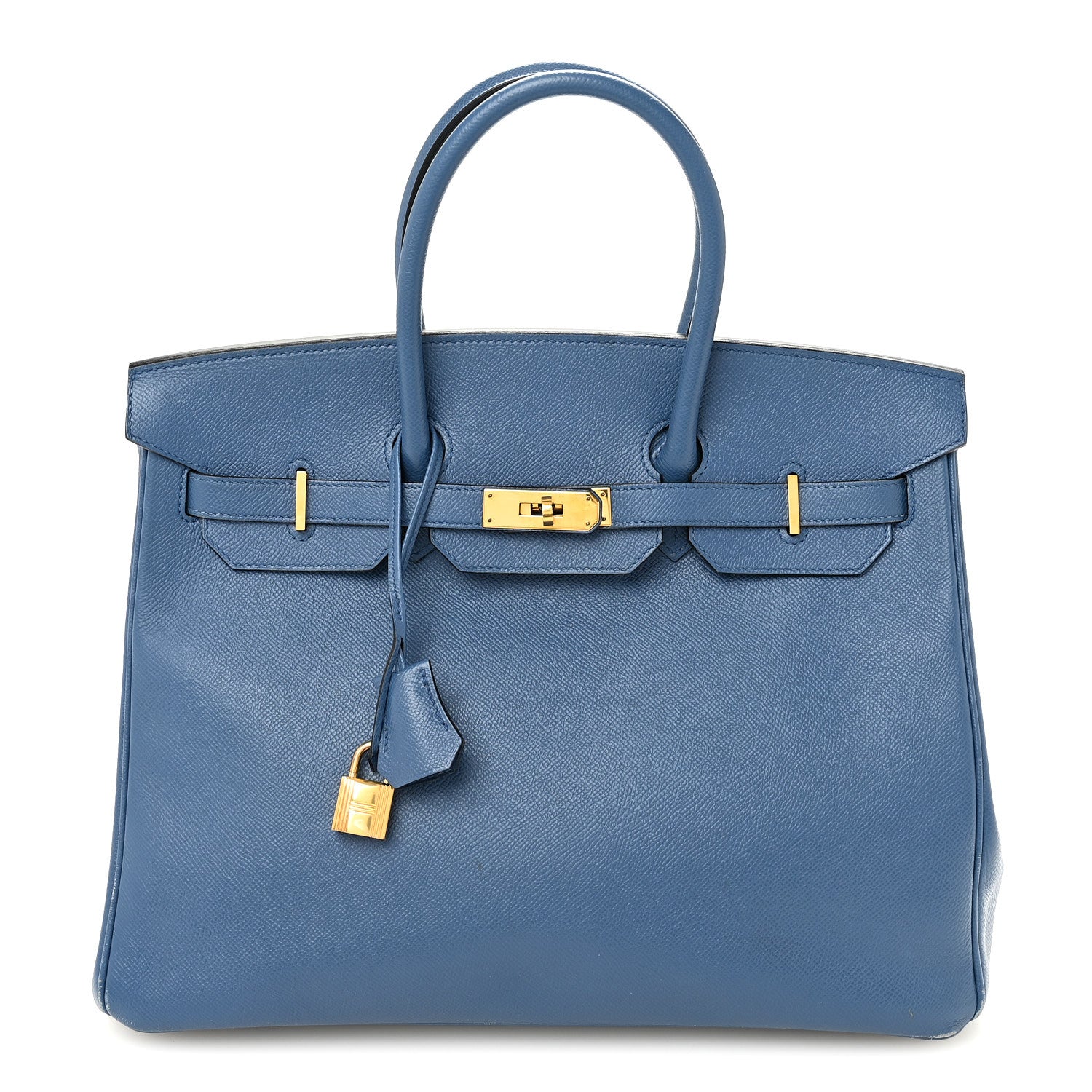 Hermes Epsom Birkin 35 Bleu Agate 1 of 10