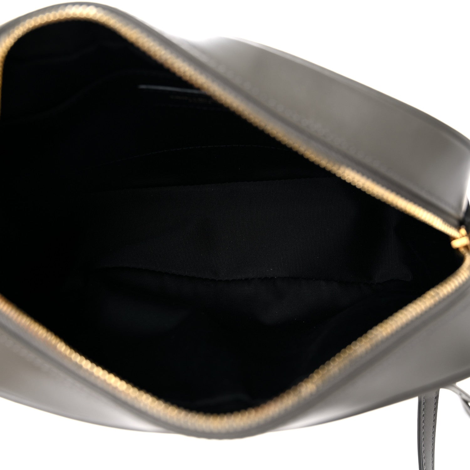 Saint Laurent Calfskin Matelasse Monogram Lou Camera Bag Grey Kaki 8 of 17