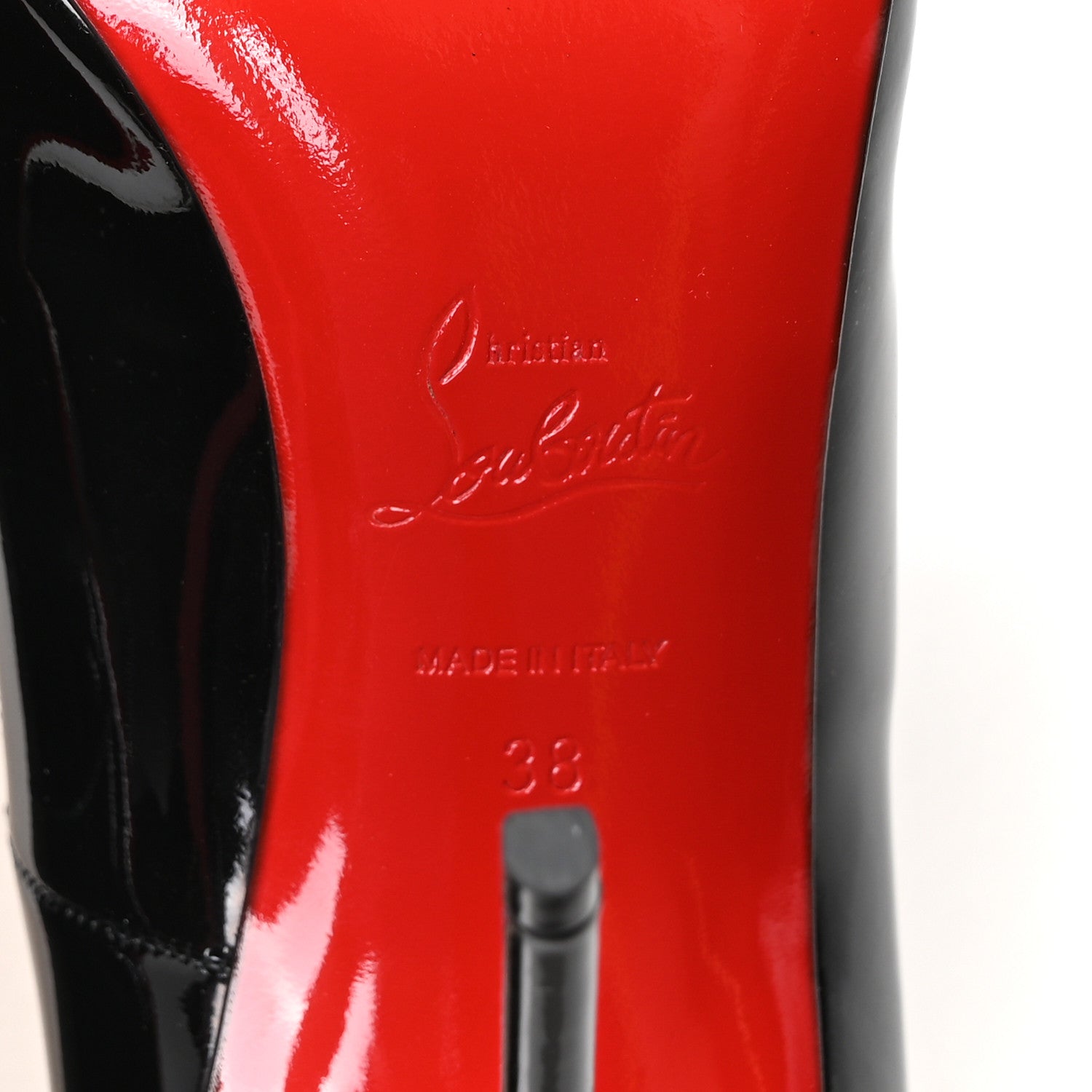 Christian Louboutin Patent So Kate 120 Pumps 38 Black 7 of 9