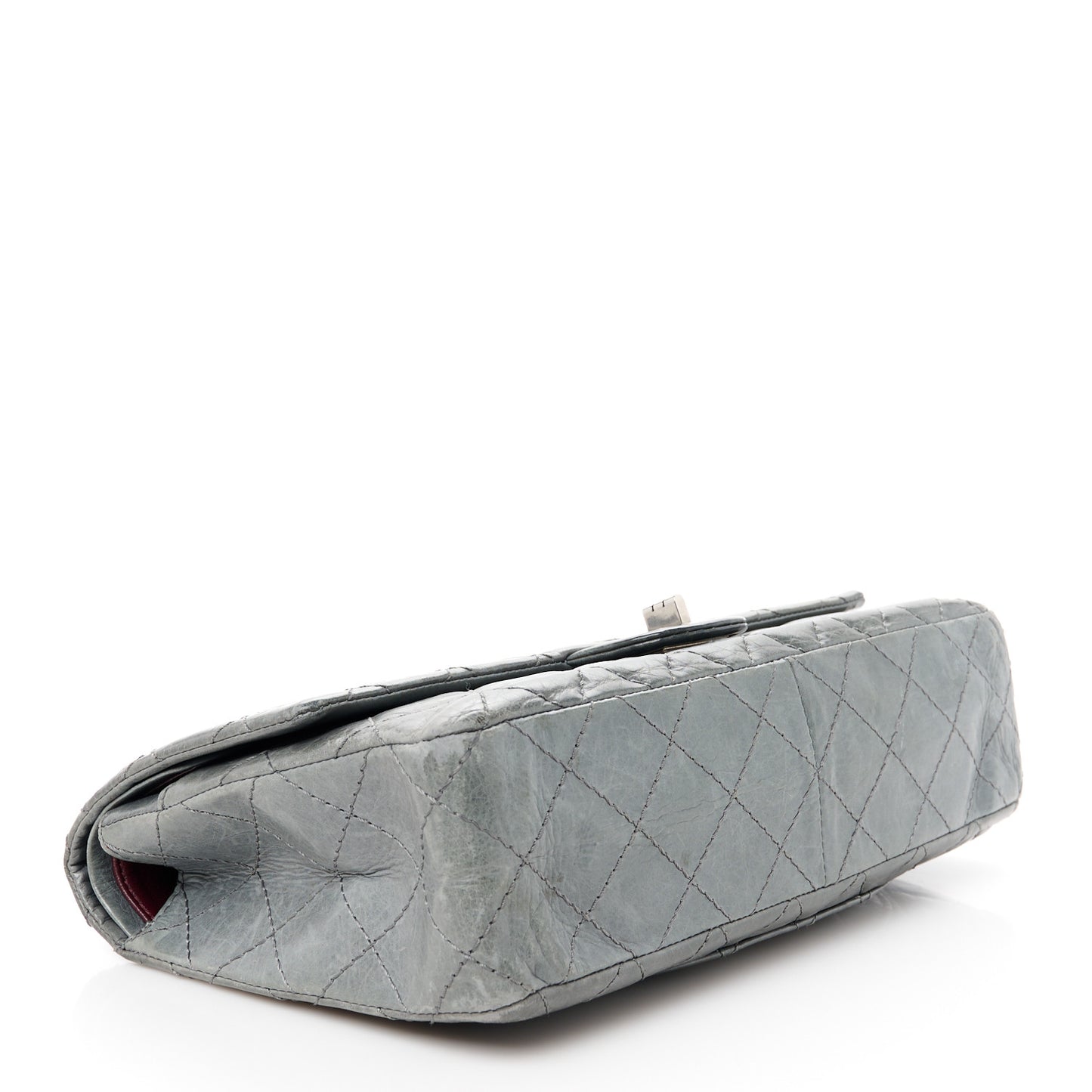 Aged Calfskin Quilted 50th Anniversary 2.55 Reissue Flap 226 Grey