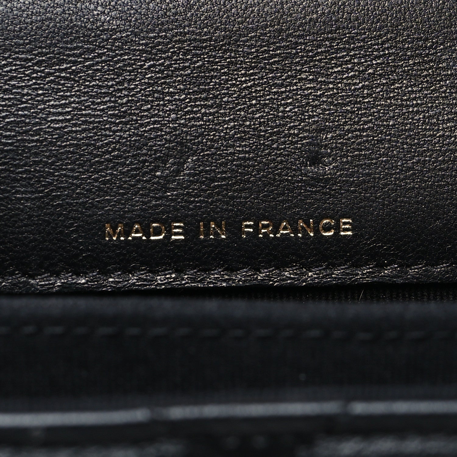 Chanel Lambskin Quilted Chain Top Handle Clutch With Chain Black 7 of 12