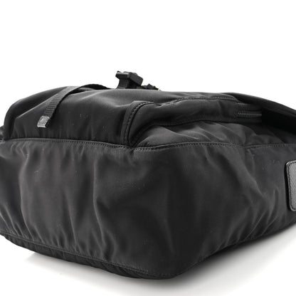 Prada Tessuto Nylon Saffiano Small Vela Messenger Black 11 of 11