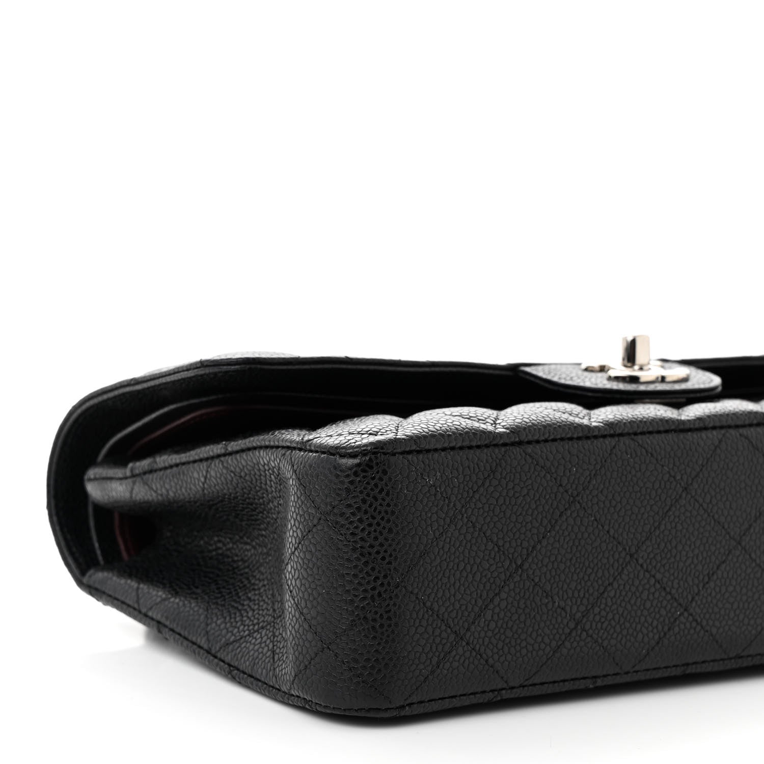 Chanel Caviar Quilted Medium Double Flap Black 9 of 12