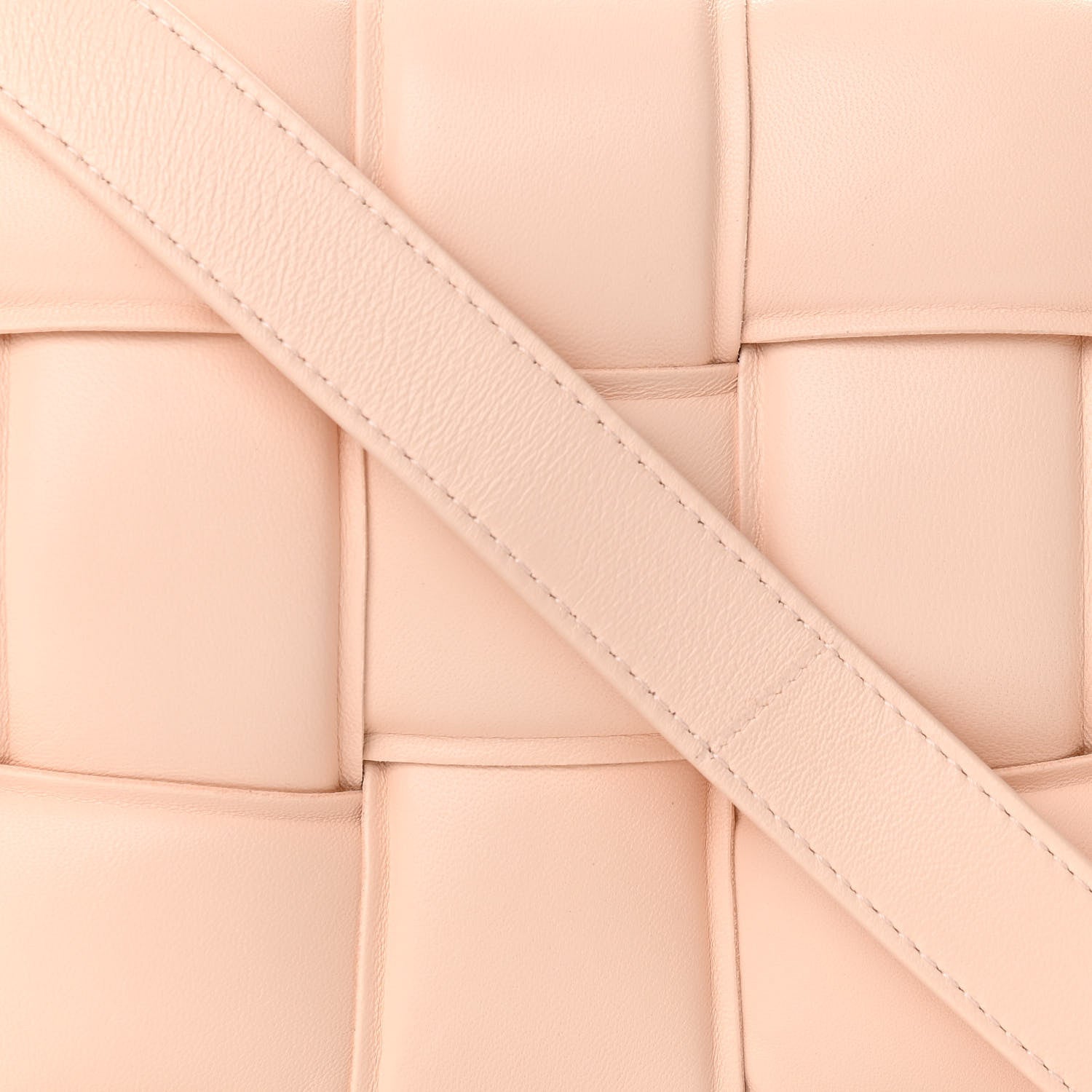 Bottega Veneta Nappa Maxi Intreccio Padded Cassette Crossbody Bag Melon Washed 6 of 8