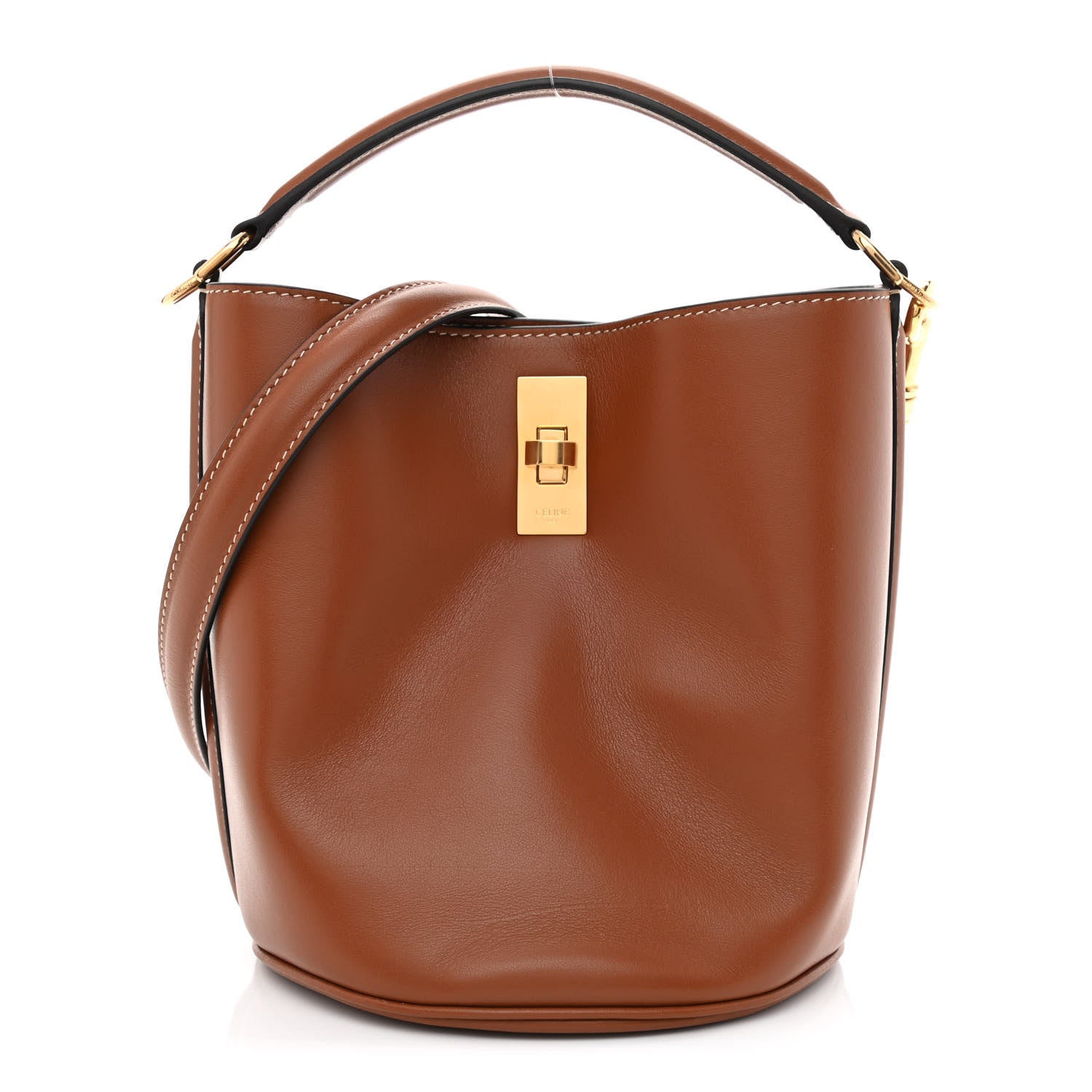 Celine Smooth Calfskin Bucket 16 Bag Tan 1 of 10