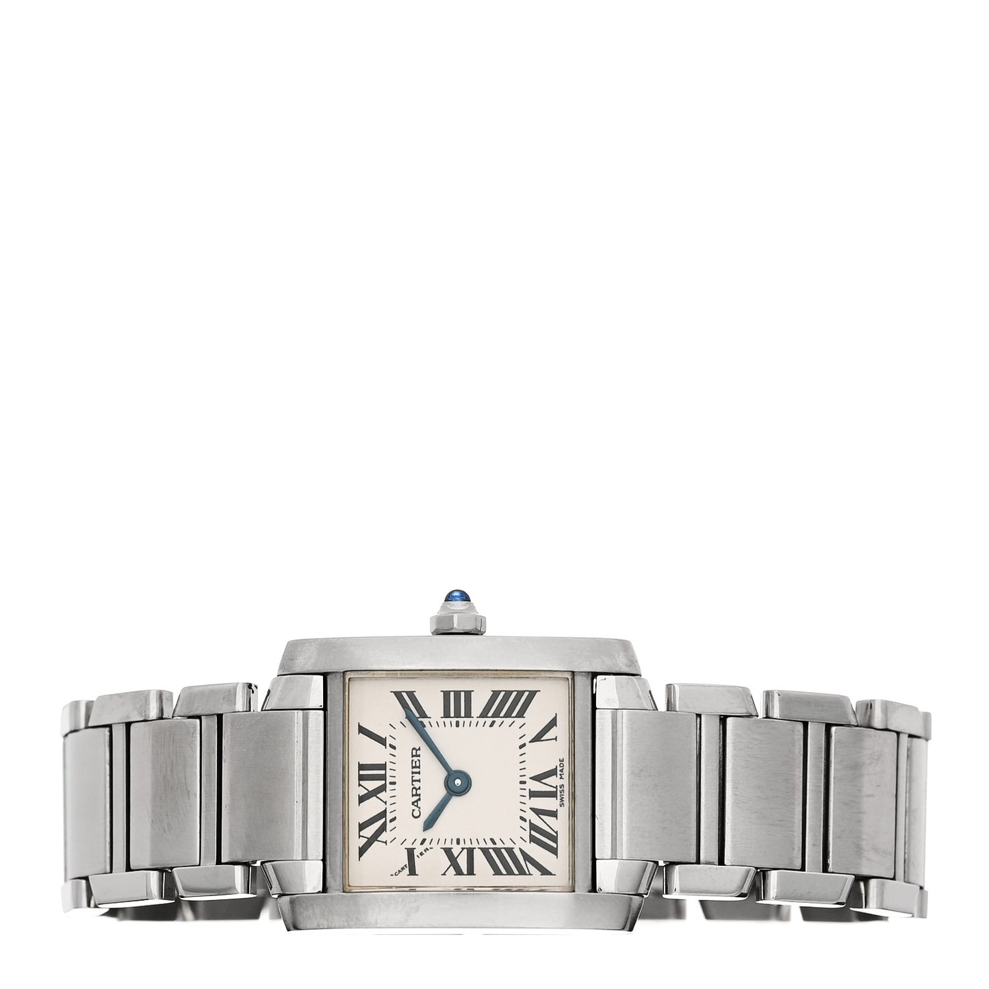 Stainless Steel 20mm Tank Francaise Quartz Watch