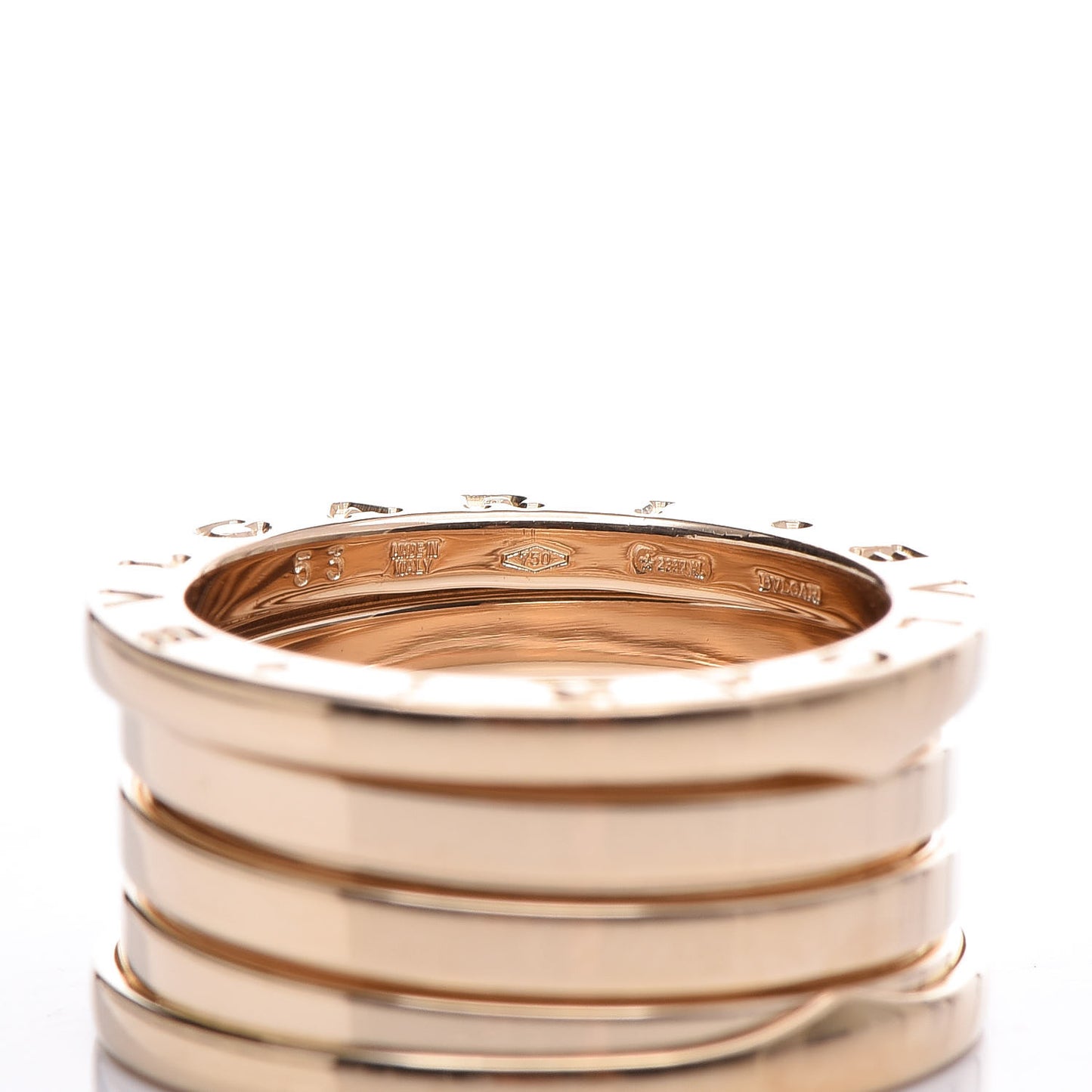 18K Yellow Gold B.Zero1 Four-Band Ring 53 6.25