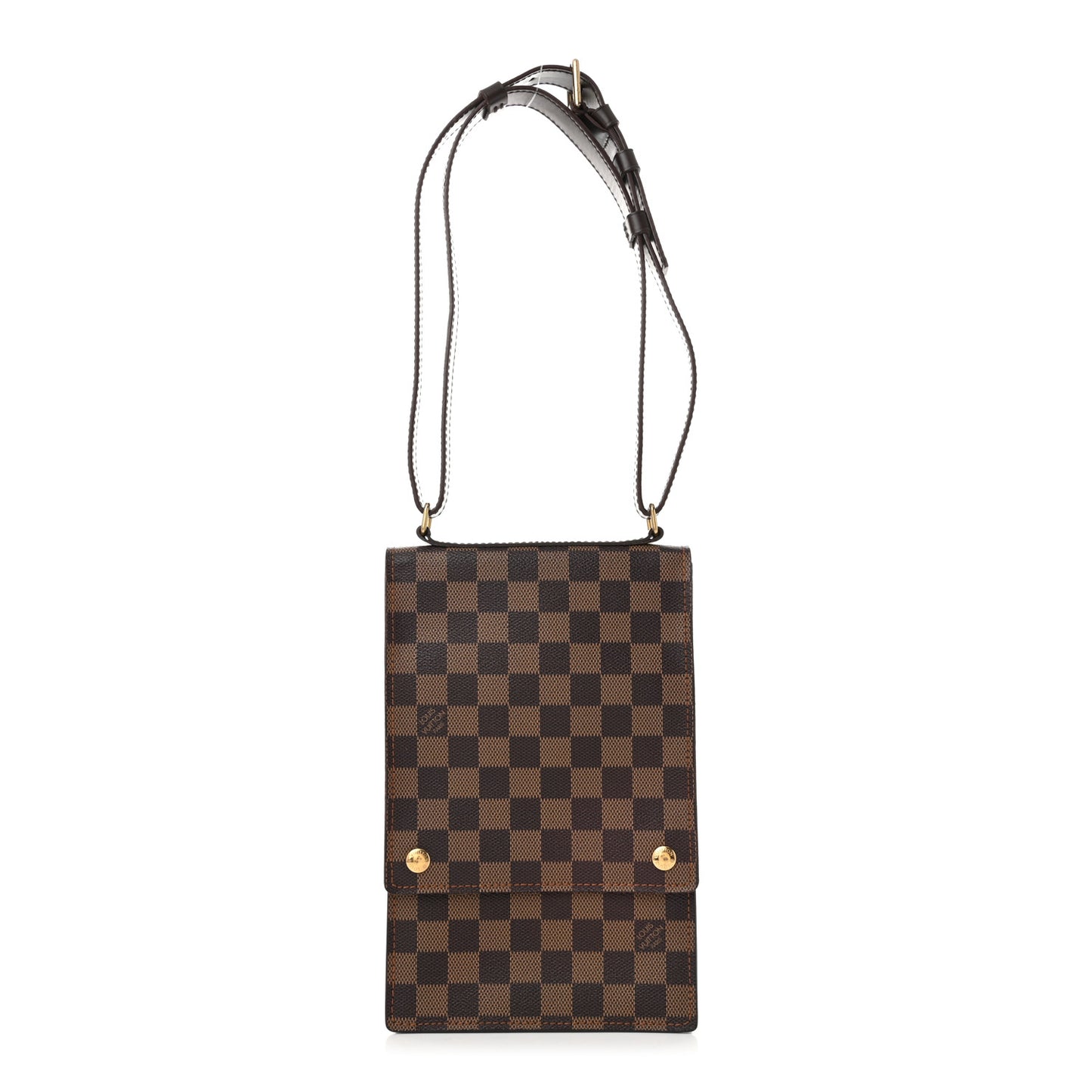 Damier Ebene Portobello Travel Shoulder Bag