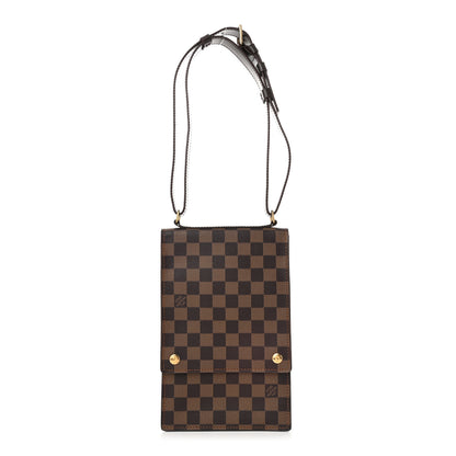 Louis Vuitton Damier Ebene Portobello Travel Shoulder Bag 1 of 9