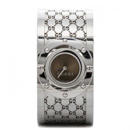 Gucci Stainless Steel 33mm Twirl Quartz Watch Brown 1 of 6