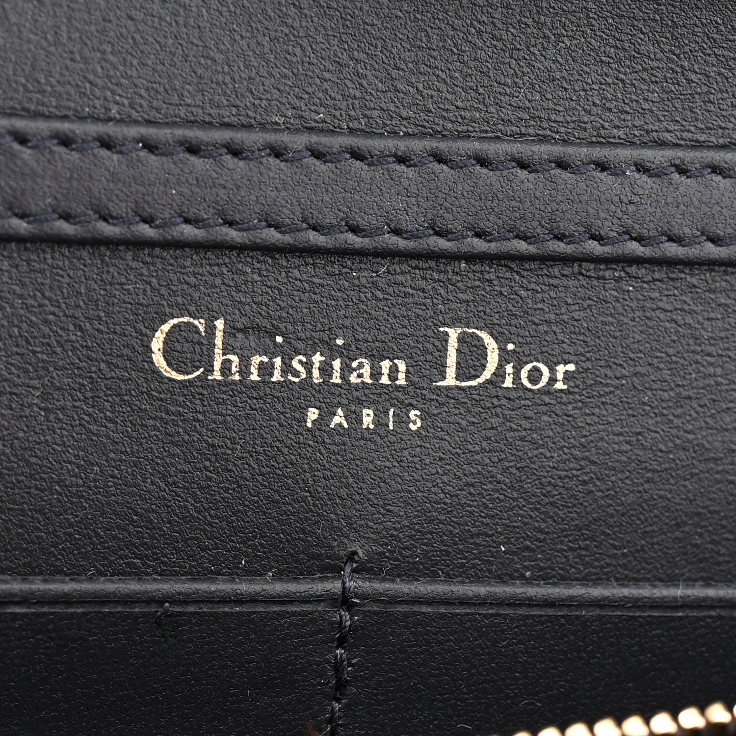 Christian Dior Metallic Patent Micro-Cannage Diorama Wallet on Chain Pouch Pink 6 of 12
