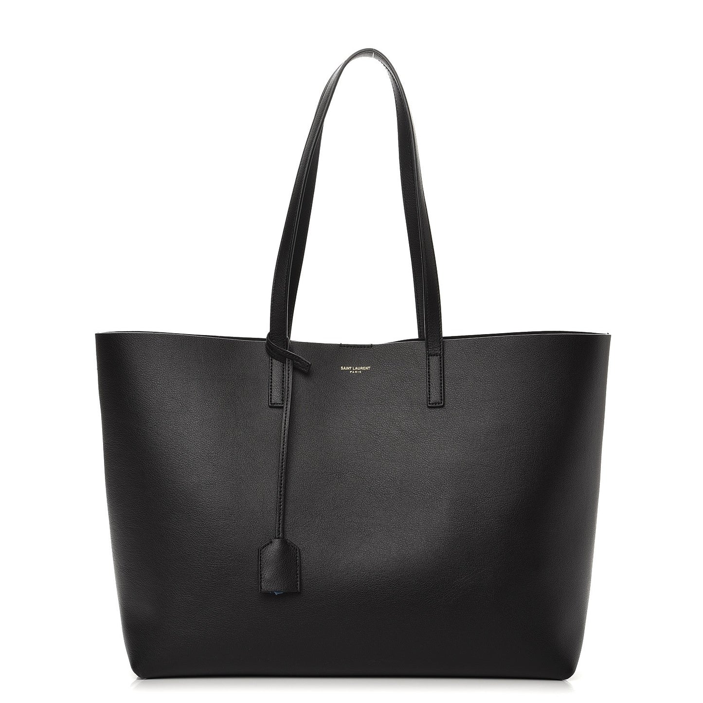 Calfskin Large Shopping Tote Black