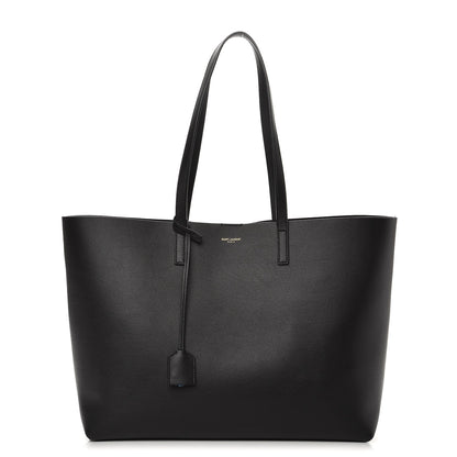 Saint Laurent Calfskin Large Shopping Tote Black 1 of 7