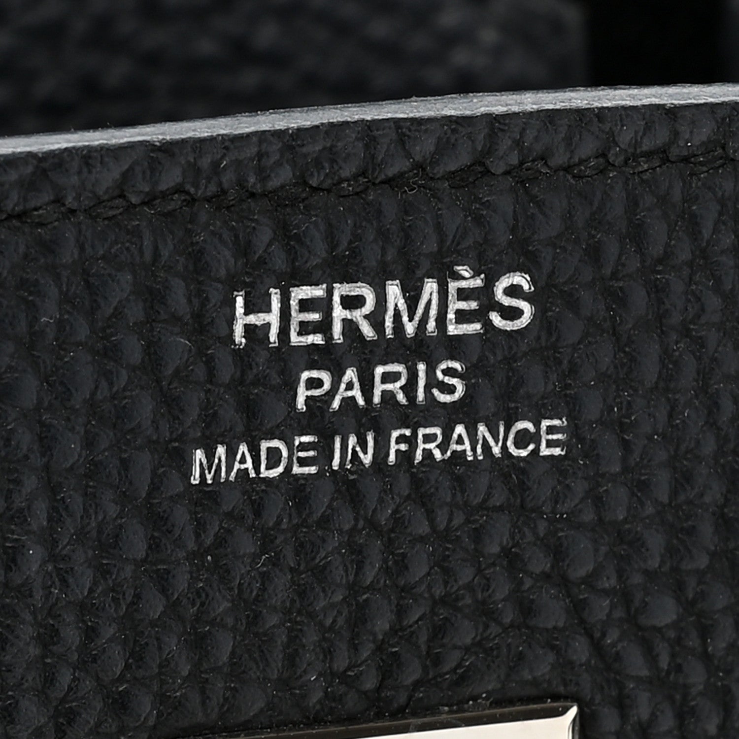 Hermes Togo Birkin 25 Black 6 of 13