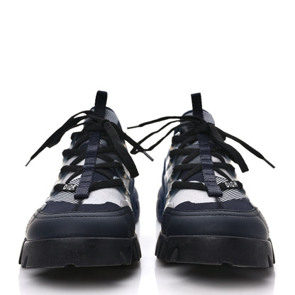 Christian Dior Neoprene Rubber Womens D-Connect Sneakers 37.5 Blue Black 2 of 9