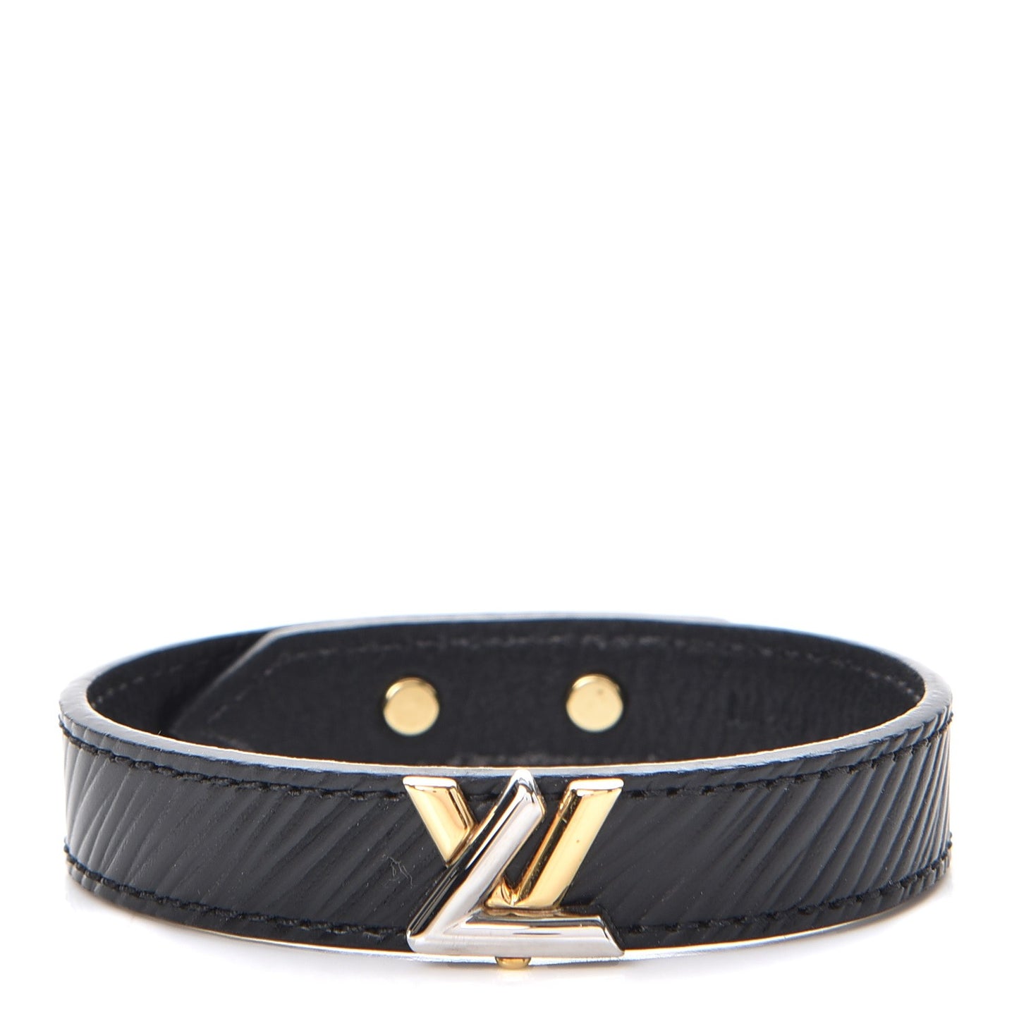 Epi Twist It Bracelet 19 Black