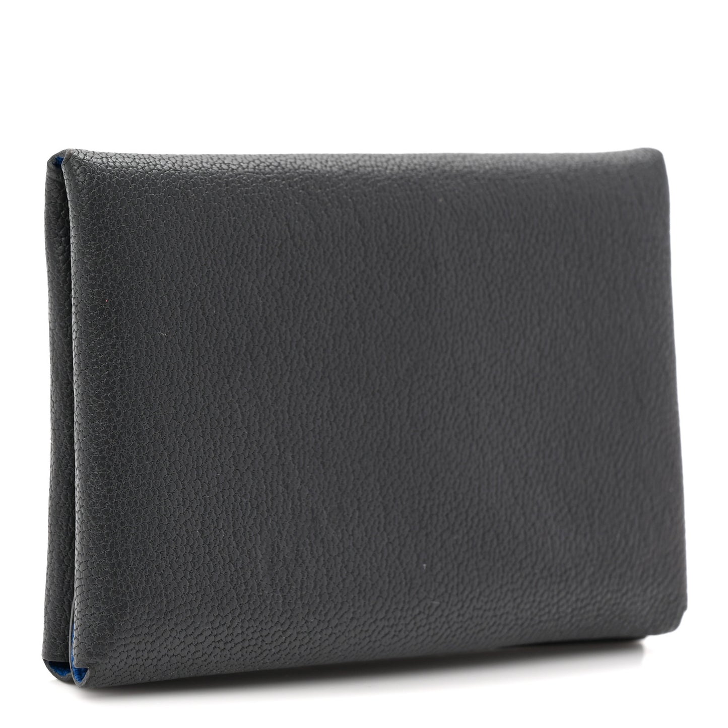 Chevre Mysore Verso Calvi Duo Card Case Ardoise Bleu Hydra