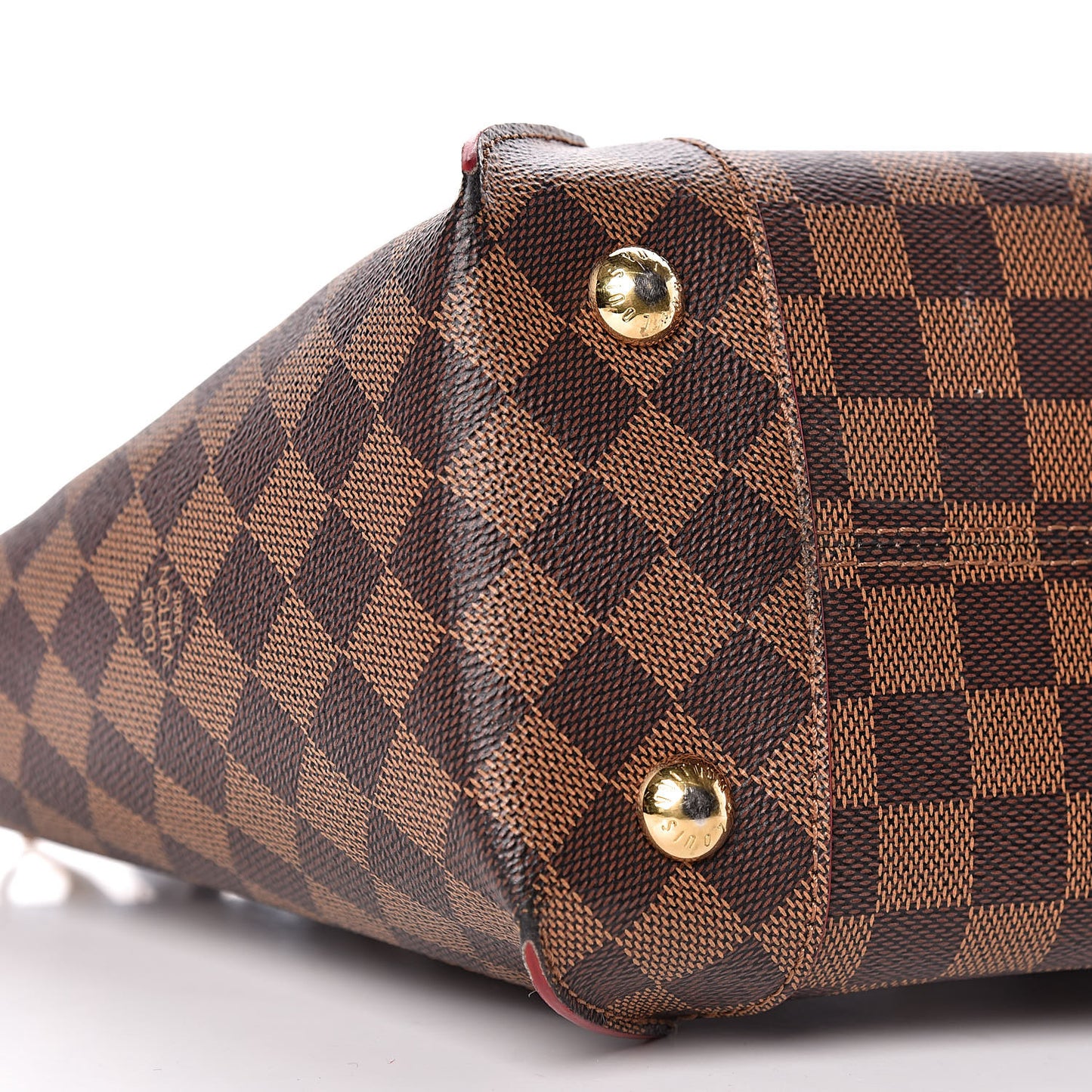 Damier Ebene Caissa Tote PM Cherry