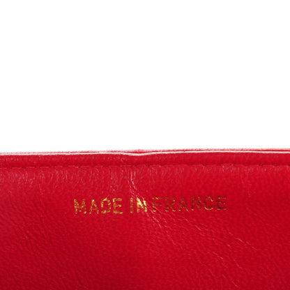 Chanel Lambskin Quilted Small Double Flap Red 8 of 12