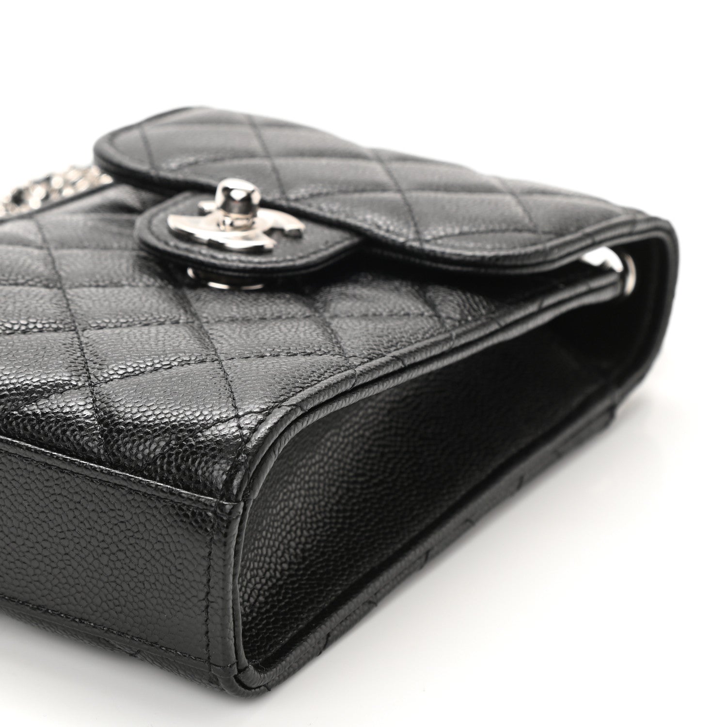 Chanel Caviar Quilted Classic Phone Holder Black 11 of 12