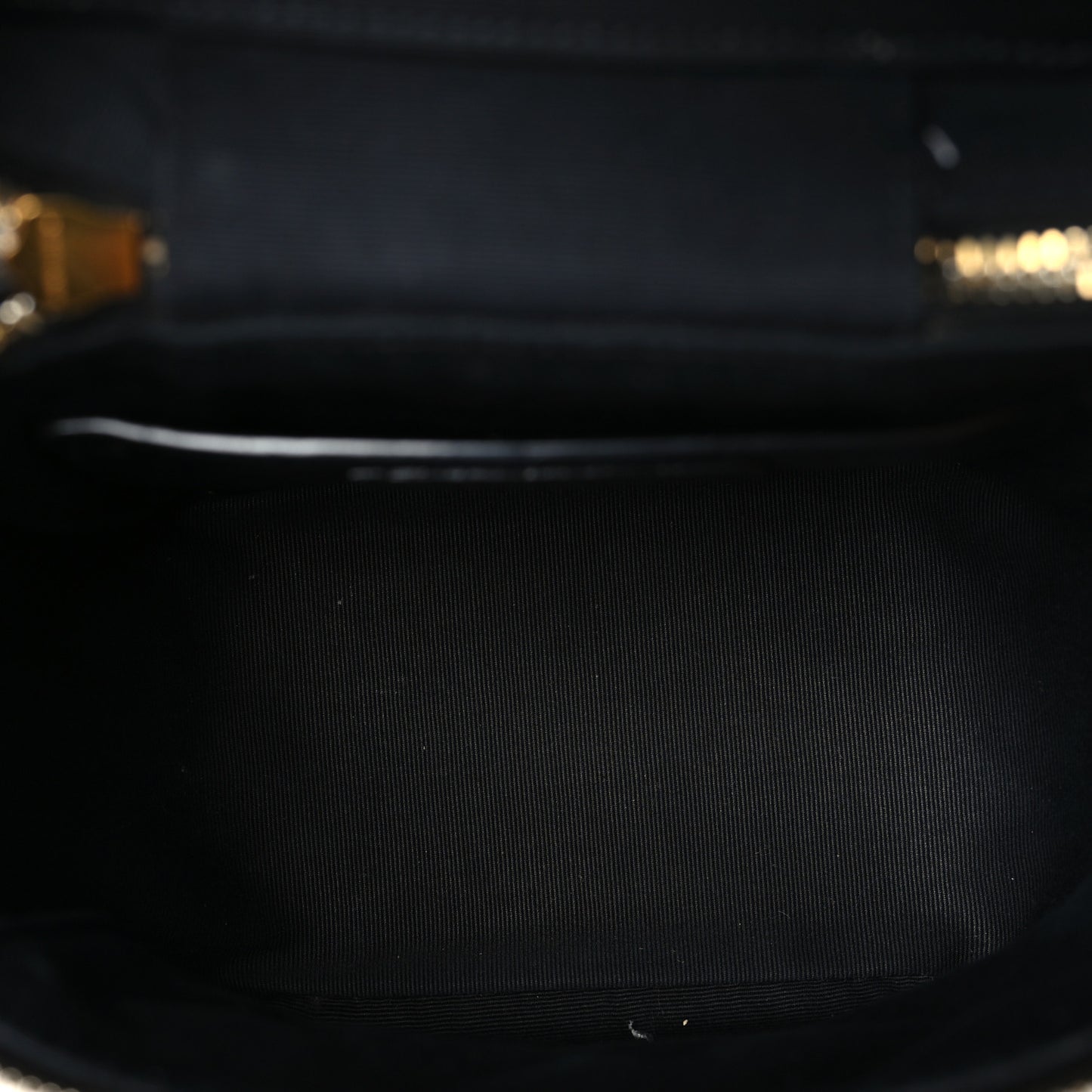 Grain de Poudre Quilted 80's Vanity Bag Black