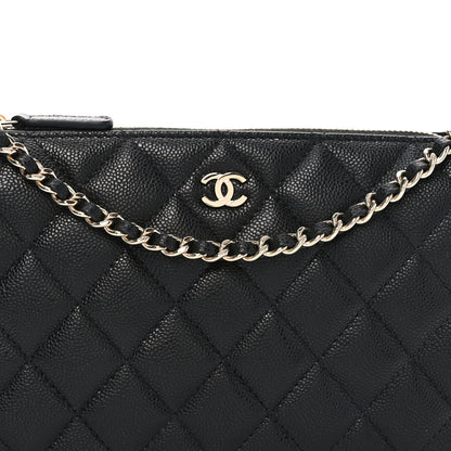 Chanel Caviar Quilted Purse With Chain Black 8 of 11