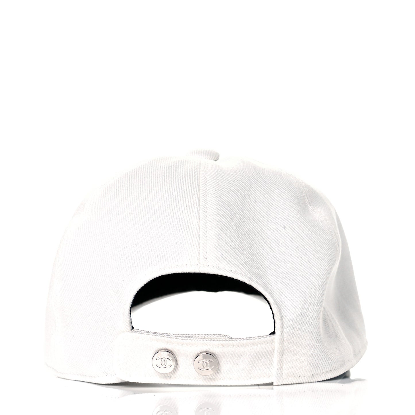 Cotton Sequin CC Cap Hat Ivory