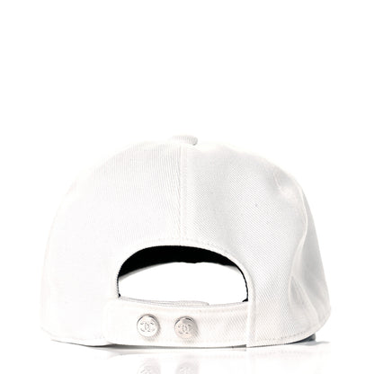 Chanel Cotton Sequin CC Cap Hat Ivory 4 of 8