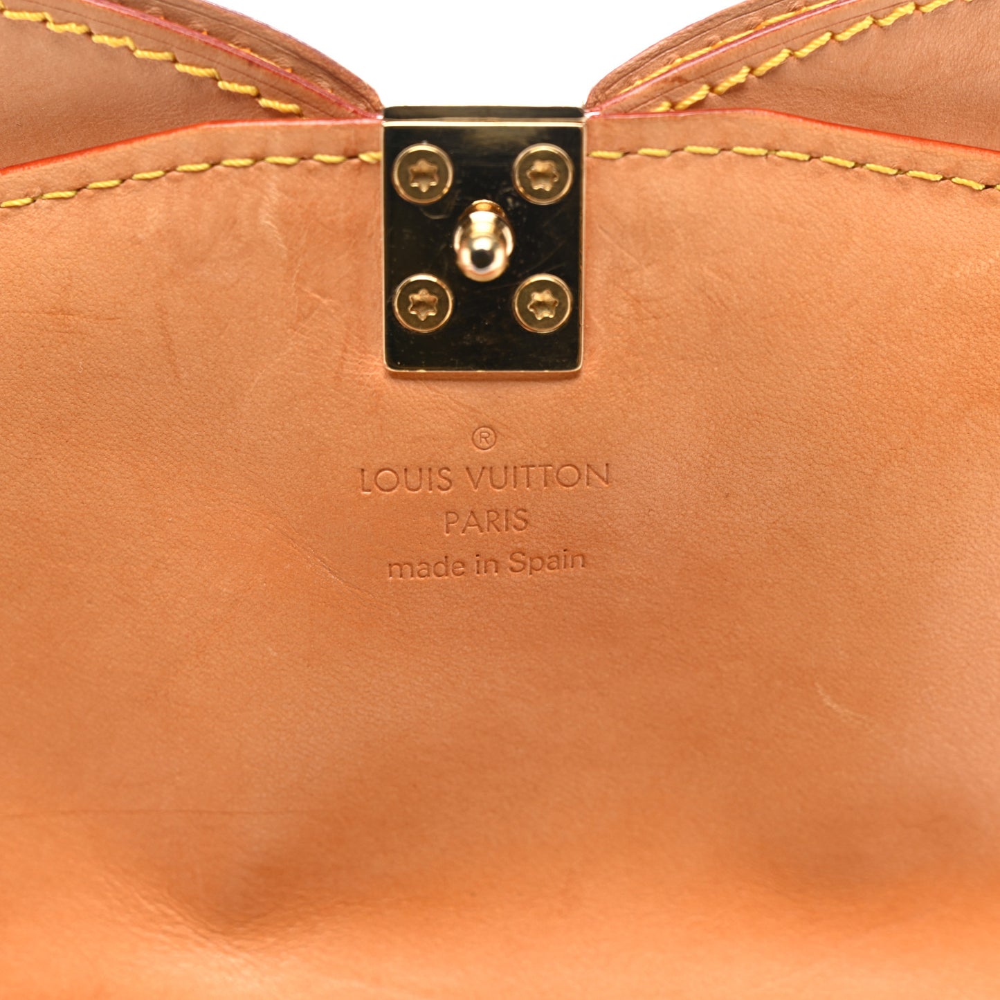 Monogram Cherry Blossom Sac Retro Bag Red
