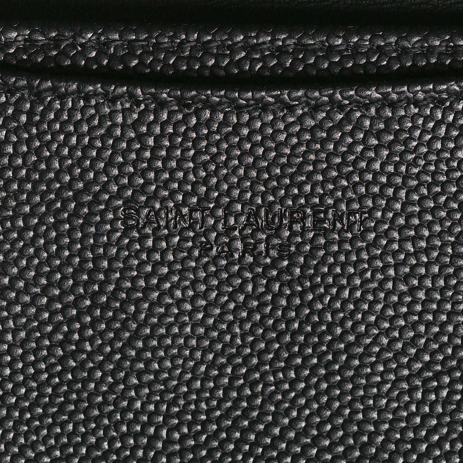 Saint Laurent Grain De Poudre Business Card Case Black 6 of 8